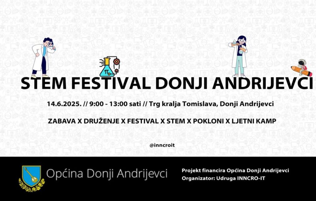 NAJAVA: Poziv na STEM FEST(IVAL) Donji Andrijevci