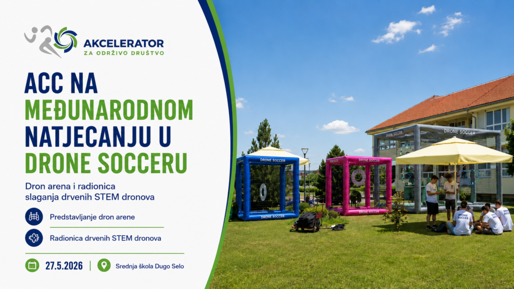 Najava: ACC na međunarodnom natjecanju u drone socceru u Srednjoj školi Dugo Selo